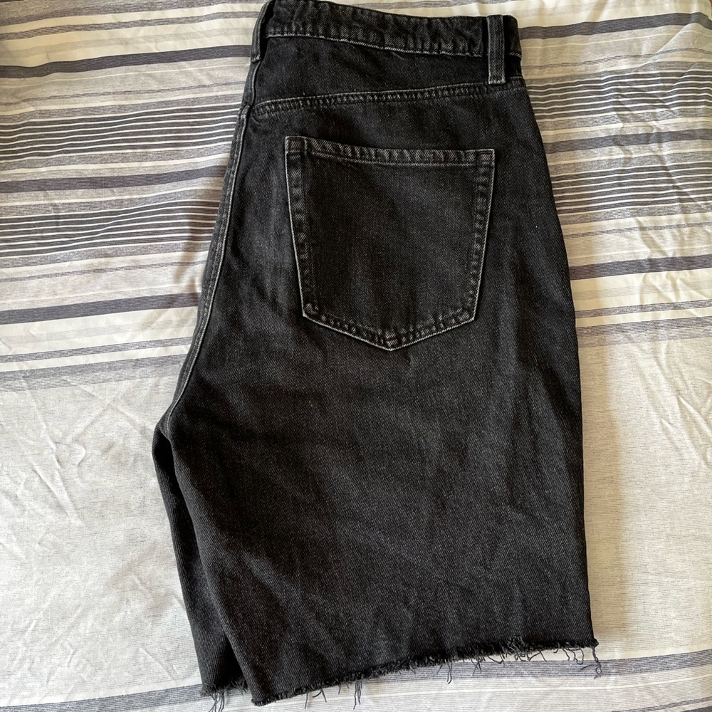 Dynamite Black Bermuda Denim Shorts